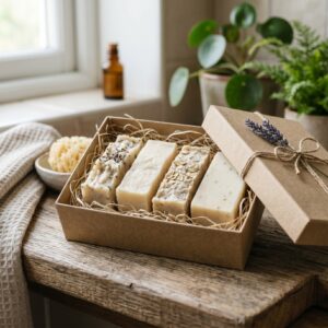 Soap Box — 4 Handmade Soap Bars (Gift-Ready)